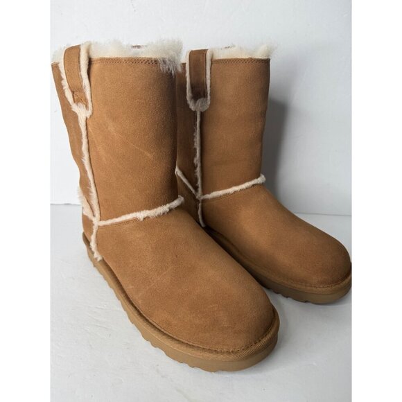 UGG Classic Short Spill Seam Chestnut Boots US 7 EU 38 UK 5 NIB - Picture 4 of 6